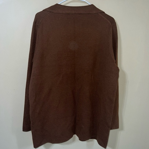 J. Crew Eloise Sweater Blazer Brown Medium - Picture 7 of 7